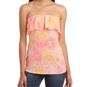 Lilly Pulitzer Wiley Sun Kissed Strapless Top SMALL